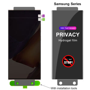 Full Coverage Privacy Hydrogel Film Screen protector for Samsung Galaxy S25 Ultra S24 Ultra S23 S22 S21 S20 S10 S8 S9 Plus Ultra S21 S20 S24 FE Note 20 Ultra 10 9 8 A16 A15 A25 A55 A35 A14 A24 A34 A54 A13 A04S A23 A33 A53 A73 A12 A22 A32 A42 A52 A52S A72