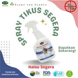 Jecall-Bio Natural Mouse Repellent Spray 500ml | Semburan Tikus Semula Jadi | Ubat Tikust | Immediate Rat Repel | Stop Cable Damage | Protect High Value Asset