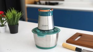 Sunland Blender Chopper Stainless Steel Penggiling Daging Bumbu Sayur Buah Food Processor CHP01