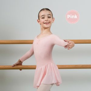 Sansha | Long Sleeves V-Neck Lace Ballet Dance Costume