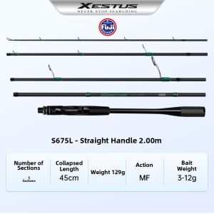 KINGDOM | Multi-Section Travel Friendly Fishing Rod 5 Sections
