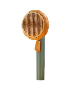 หวีแมว หวีสุนัข แปรงผมแมว ปุ่มดันขน กําจัด 10 ชุดว่าง