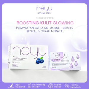 NEYU PAKET Glowing Sabun Collagen Pencerah Kulit Penghilang Jerawat Flek Hitam Kerutan BPOM