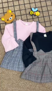 Bayi - 6 Tahun Dress Arin Style Korean Dres Import Overall Rajut Anak Perempuan Gaun Pesta Cewek Kios Balita Fawa