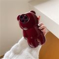 3D Teddy Bear Suitable For iPhone 16 14 Pro Max 12 11 15 Silicone Fall Protection Case. 