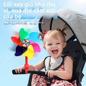 CYLION | Đồ Chơi Ngoài Trời Cối Xay Gió Màu Cầu Vồng Quay