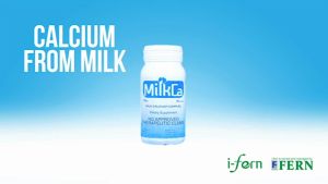 MILKCA Milk Calcium Complex 60 Capsules 100% I-FERN ORIGINAL