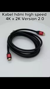 Kabel HDMI to HDMI 10Meter 4K x 2K Version 2.0 male to male 10M HD HDR METAL GOLD premium quality