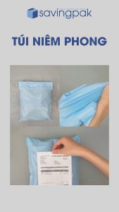 Combo 100 túi niêm phong đóng hàng giá siêu rẻ - Nhiều size - Màu hồng