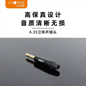 6.35mm 1/4 TRS to dual 6.35 TS mono audio cable 1-10m
