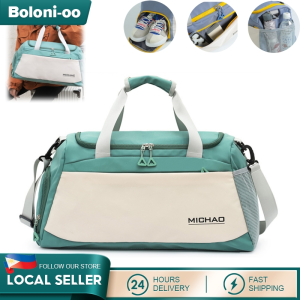 Gym Bag for Dry Wet Separation: Waterproof Ventilate Sports Bag & Independent Shoe Compartment Travel Bag