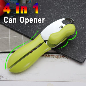 Can Opener 4 in 1 Open Cans Can Opener Open Bottle Caps