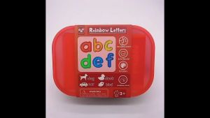 MALOTOYS - Rainbow Letters Colorful Plaking Puzzle Spelling Alphabet Games Mainan Puzzle Alphabet Edukasi STEM Anak Malo Toys