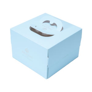 4 นิ้วเค้กวันเกิดกล่องบรรจุภัณฑ์แบบพกพา Layered ครีมมูสกล่องสําหรับขนมอบขนาดเล็กและเบเกอรี่ DIY เครื่องมือ