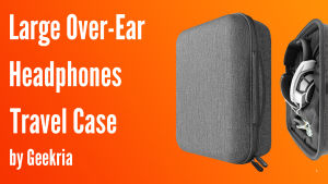 Geekria Headphone Case for Senheiser HD820 HD800 S Audeze Arya HE1000 Ananda - Bt Lcd - 2 Lcd - 3 Headphones - Replacement Extra Large Hard Shell Travel Carrying Bag