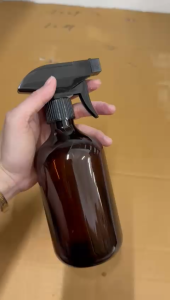 500ml amber/green PET travel refillabel empty bottle plastic(1pcs)with spray cap(3 funtion)botol kosong plastic
