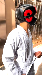 Võ phục Karate vải kaki cao cấp xuất khẩu