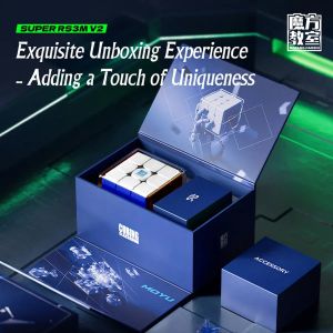 MoYu Super RS3M V2 Magnetic Maglev Ball Core Magic Cube UV 3x3 Professional Speed Puzzle Super RS3M V2 3x3x3 Cubo Magico