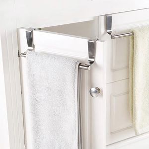 C50 Khung Treo Khăn Inox Cài Gắn Cánh Tủ Nhà Bếp Inox Cứng Cáp CINDY YG