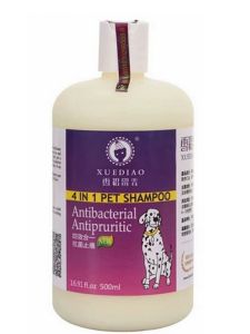 Antibacterial Itch Relief Pet Shampoo for Chinchillas Dogs Teddies Schnauzers Cats Flea Treatment 500ml Bottle Pet Supplies
