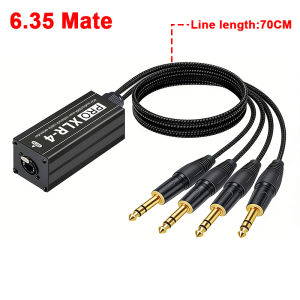 4 Channel XLR to RJ45 Network Audio Extender Signal Transceiver Network Cable Extender for Stage Lighting DJ Show Recording