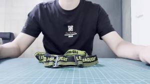 1 Piece White Green Elastic Head Strap Belt Adjustable Headband For Flashlight Headlight Headlamp Outdoor