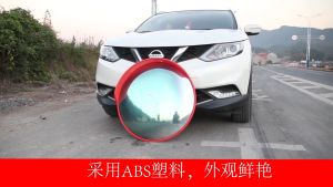 กระจกนูน กระจกโค้งจราจรชนิดโพลีคาร์บอเนต อุปกรณ์จราจร เส้นผ่านศูนย์กลาง 80 ซม