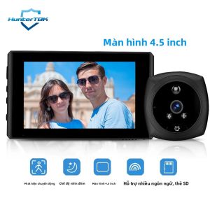 Camera Quan Sát Cửa Kỹ Thuật Số Thông Minh 45 Inch 1080P Với Tính Năng Phát Hiện Chuyển Động PIR Và Tầm Nhìn Ban Đêm Cho An Ninh Gia Đình