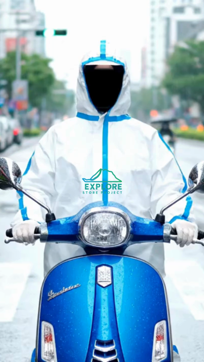 Baju APD Hazmat Putih Premium | Dengan Pelindung Jahitan SEAL TAPE Anti ...