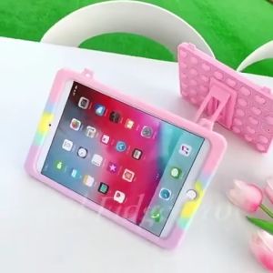 Samsung Galaxy Tab A8 2022 X205 A7 Lite T225 A8 2019 T295 S6 Lite Pop It Unicorn Silicone Soft Case Strap