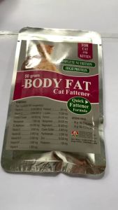 Body Fat Cat 50g Vitamin Penggemuk Kucing Sachet