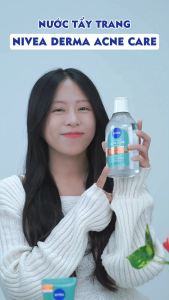 Nước Tẩy Trang NIVEA Derma Acne Care Micellar Sạch Sâu Giảm Mụn (400 ml) - 94273