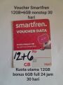 Voucher Kuota Smartfren 30GB || 12GB + 18GB 30 hari nonstop Nasional || 30GB (12+18GB) Nonstop 30 Hari + Unlimited Aplikasi Tertentu Setelah Kuota Utama Habis. 