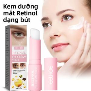 Kem Dưỡng Mắt Dạng Thỏi Retinol 3g Nâng Cơ Làm Mờ Nếp Nhăn Dưỡng Ẩm Làm Mịn Da Dùng Được Cho Cả Nam Và Nữ Chăm Sóc Da Vùng Mắt Giúp Xóa Quầng Thâm Và Bọng Mắt