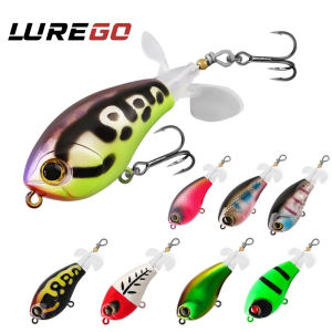 1PC Popper Fishing Lure 7.5g 11g Surface Tractor Hard Bait Artificial Bait Hard Popper Soft Rotating Tail Fishing Tackle