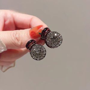 Fashion Small Hair Claw For Women Pearl Black Hair Clip Lady Elegance Mini Hair Pin