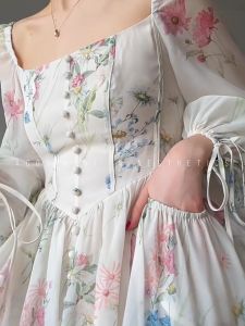 French Print Fairy Dress: A 2023 Early Spring New Design Trend