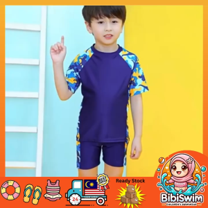 BIBISWIM Swimming Suit Kids Girl Swimsuit Boy Swimwear Short Sleeve Long Sleeve 2 Piece One Piece Type