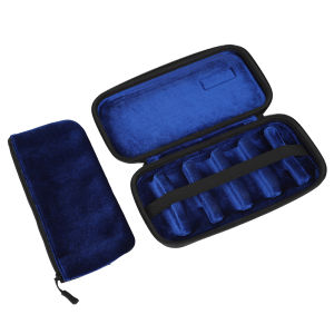 IRIN | Saxophone Mouthpiece Bag Hard Shell Case Oxford Cloth Saxophone Storage Pouch with Soft Velvet Lining & Metal Hook Handle