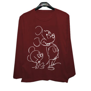 Kaos Lengan Panjang Oversize LD 120 130 140 150 Miki Pren