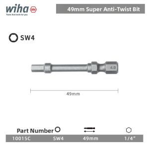 Wiha | Impact Resistant Strong Magnetic Hex Bit