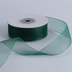 2.5 Chiffon Ribbon Snow Ribbon Green Ribbon Bouquet Packaging Transparent Gift Ribbon Cake Decoration Ribbon