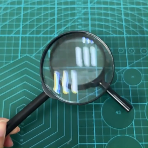 90mm High-Definition Handheld Magnifier for Children andElderly Reading Plastic Experimental Toy Magnifying Glass