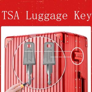 2PCS TSA Luggage Key Suitcase Key Multifunctional TSA002 TSA007 TSA006 TSA009 Key for Luggage Suitcase TSA Lock Forget Password Combination