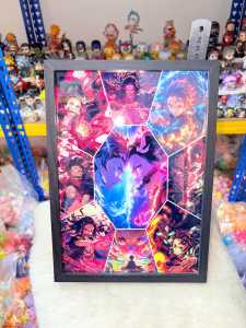 Pokemon Frame Light,Lampu Bingkai Anime Handmade