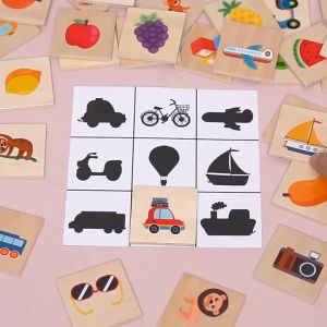 Đồ Chơi Trí Tuệ Cho Bé Tìm Hình Theo Bóng Mebaubong Bộ Ghép Bóng Với Hình Giúp Bé Rèn Luyện Trí Nhớ Phản Xạ Nhanh Tinh Mắt - Quà Tặng Cho Bé