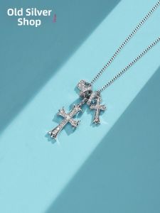 WU YUE JEWELRY | Elegant And Luxurious Cross Necklace S925 Silver