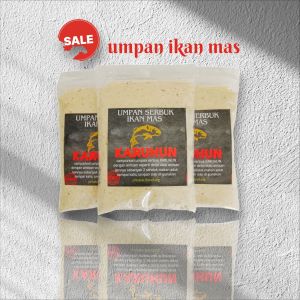 UMPAN SERBUK IKAN MAS KARUHUN