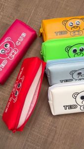 Tempat Pensil Kotak Pensil Shin Toeng BEAR TEDDY + Mata ST 283A / Tempat pensil motif beruang Lucu