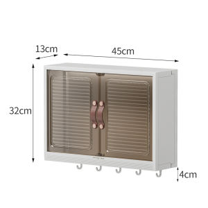 Wall-Mounted Toilet Overhead Storage Rack Non-drilling